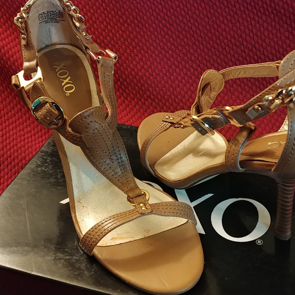 XOXO Tan Sandals